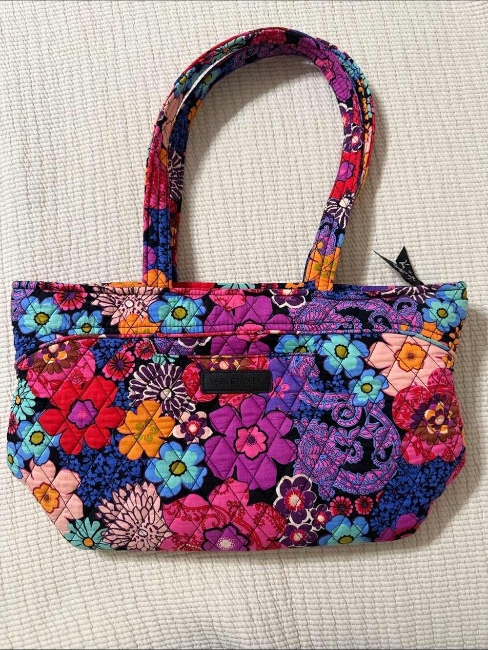 Vera Bradley Mandy Shoulder Bag in Floral Fiesta - Excellent Condition
